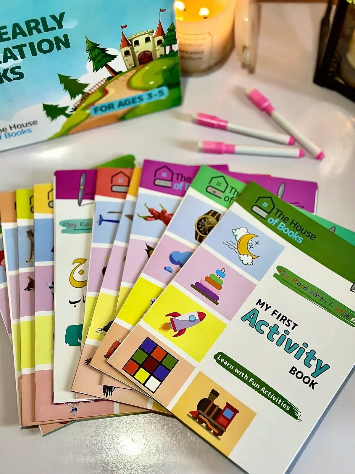 Write & Wipe Children Learning  Book Set
