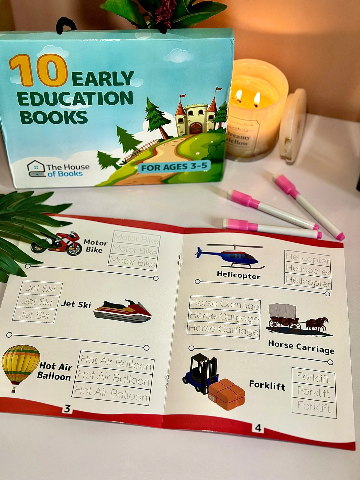 Write & Wipe Children Learning  Book Set